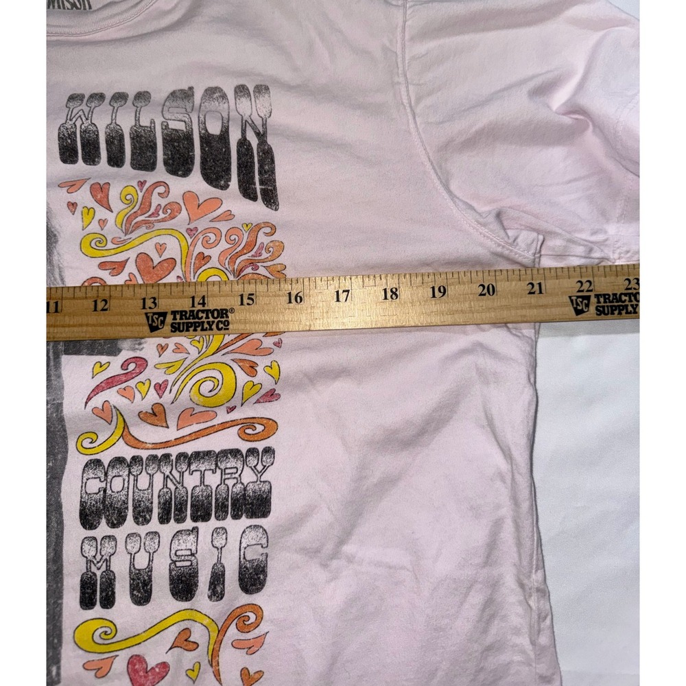 Lainey Wilson T-Shirt Bundle Women L/M Pink Bell Bottom Country Graphic Tee - Picture 10 of 10